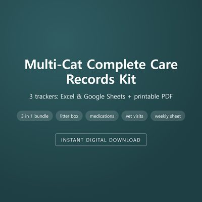 Multi-Cat Complete Care Records Kit